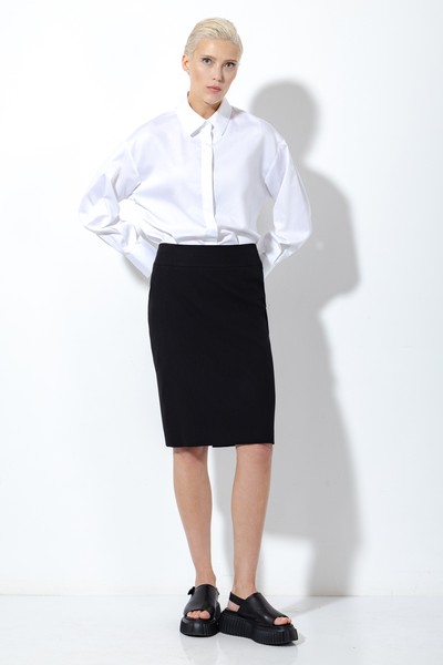 Юбка VASSA&Co, пол женский, цвет черный