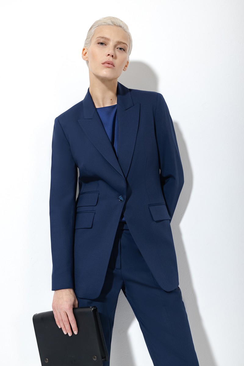 Жакет VASSA&Co, пол female, цвет синий