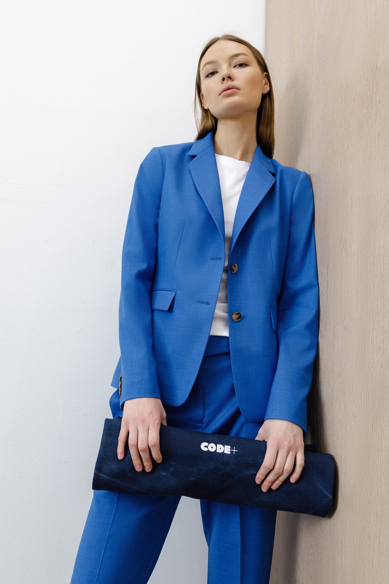 Жакет , пол женский, цвет синий