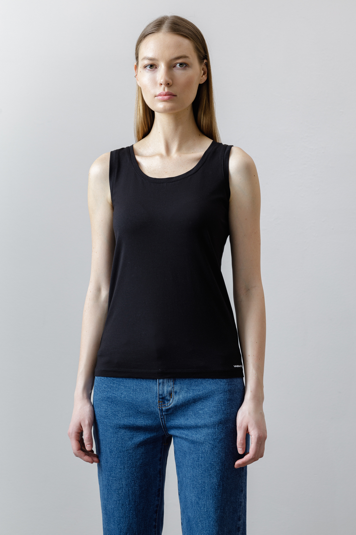 Blouse female ТОП ЖЕНСКИЙ VASSA CODE Black