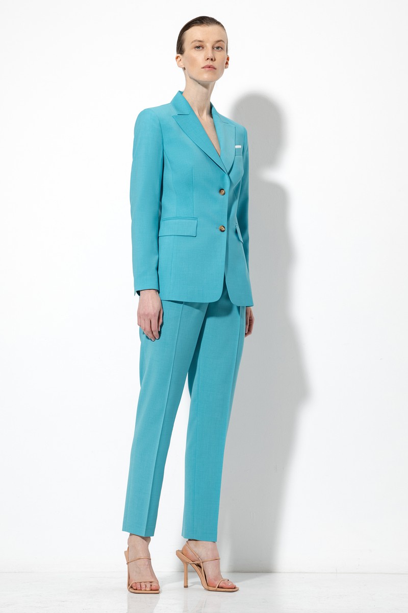 Жакет VASSA&Co, пол женский, цвет голубой