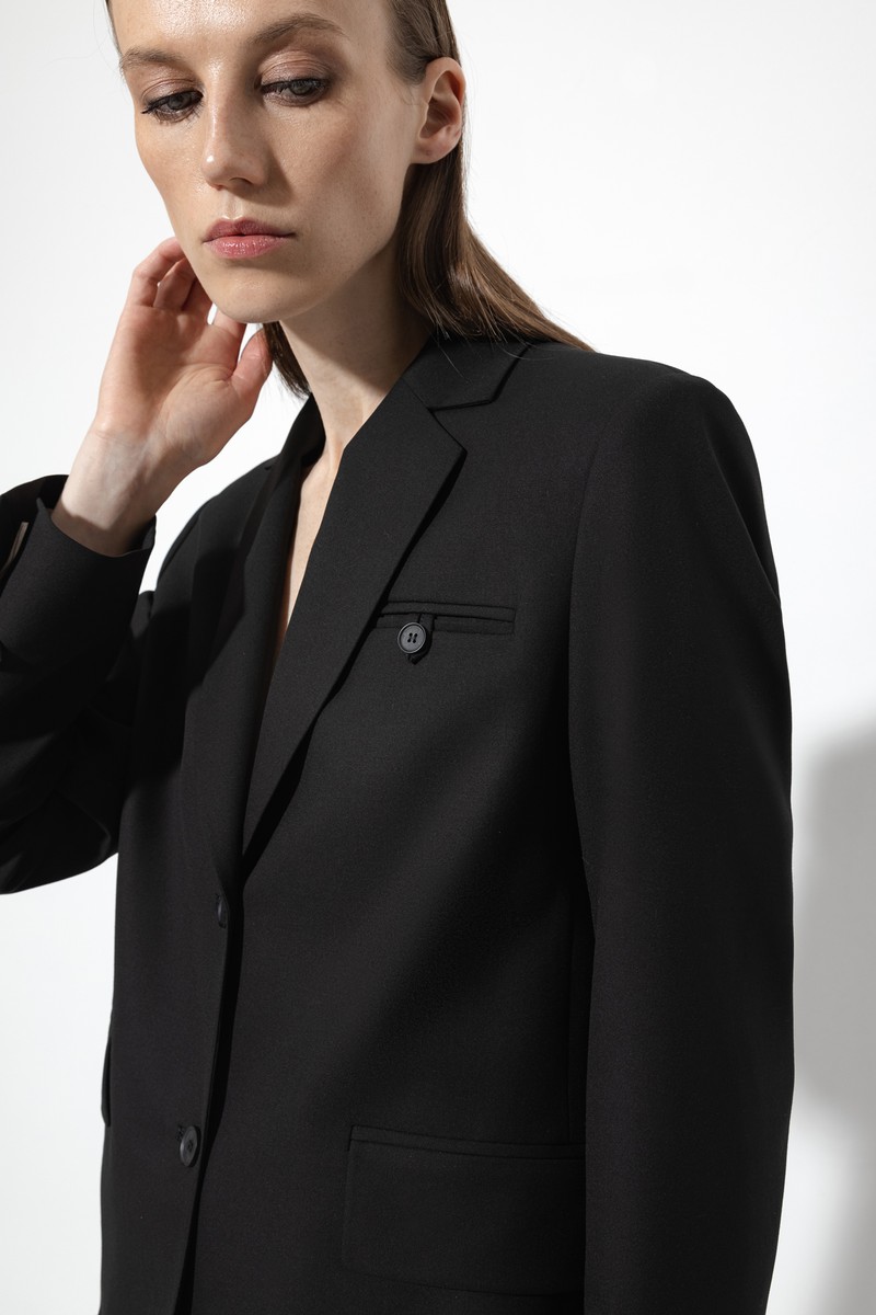 Жакет VASSA&Co, пол женский, цвет черный