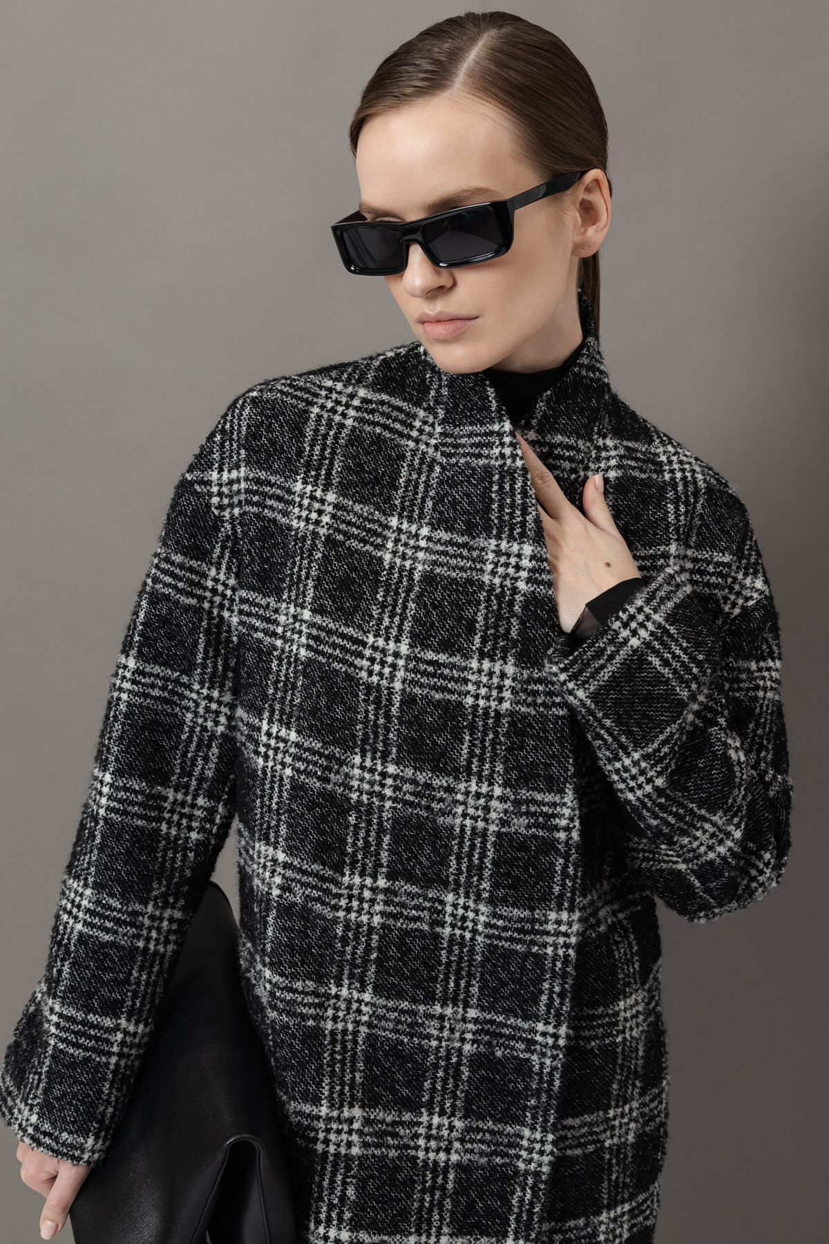 Пальто-кокон female ПАЛЬТО VASSA&Co Black