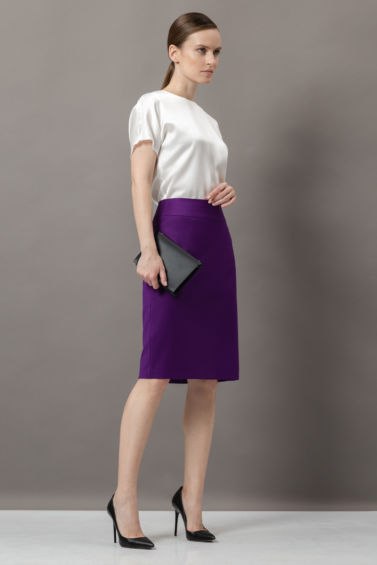 Юбка-карандаш female ЮБКА VASSA&Co Violet