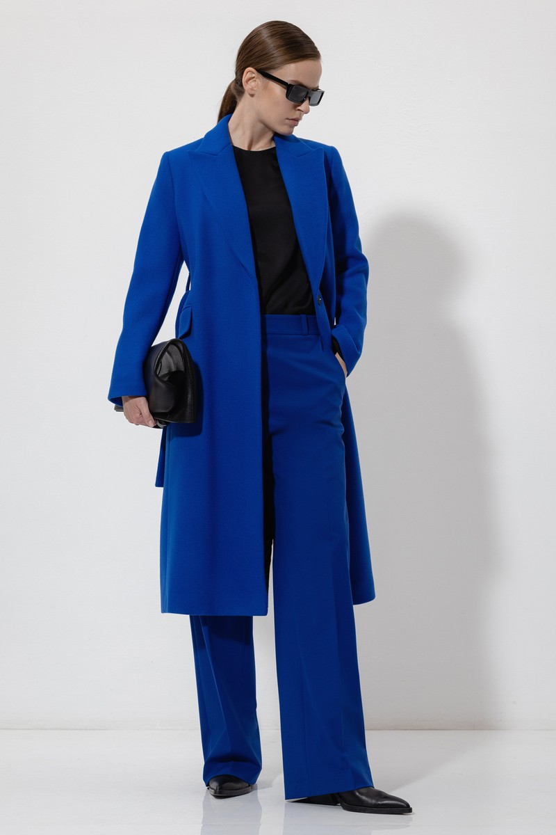 Coat VASSA&Co, пол female, цвет синий