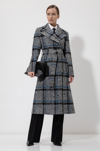 Пальто-халат VASSA&Co, пол женский, цвет черный