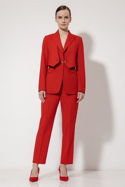 Жакет со съемной деталью VASSA&Co, пол женский, цвет красный