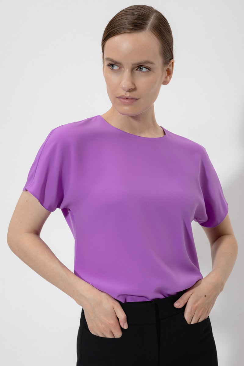 Блузка Женский БЛУЗКА VASSA&Co Фиолетовый