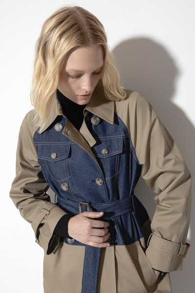 Trench Coat VASSA CODE, пол female, цвет серый