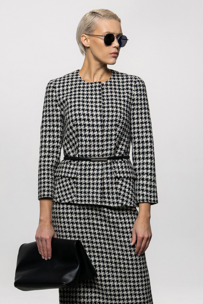 Жакет VASSA&Co, пол женский, цвет черный