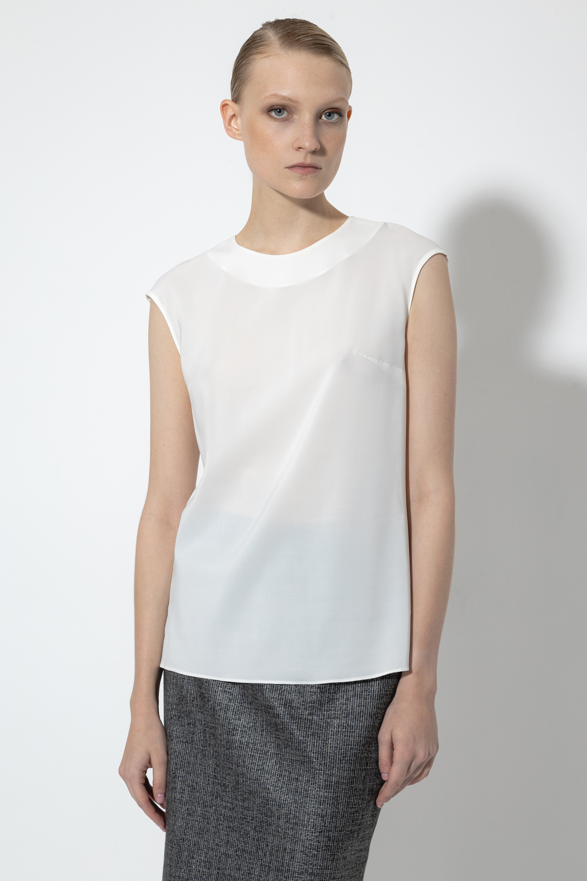 Blouse female БЛУЗКА VASSA&Co White