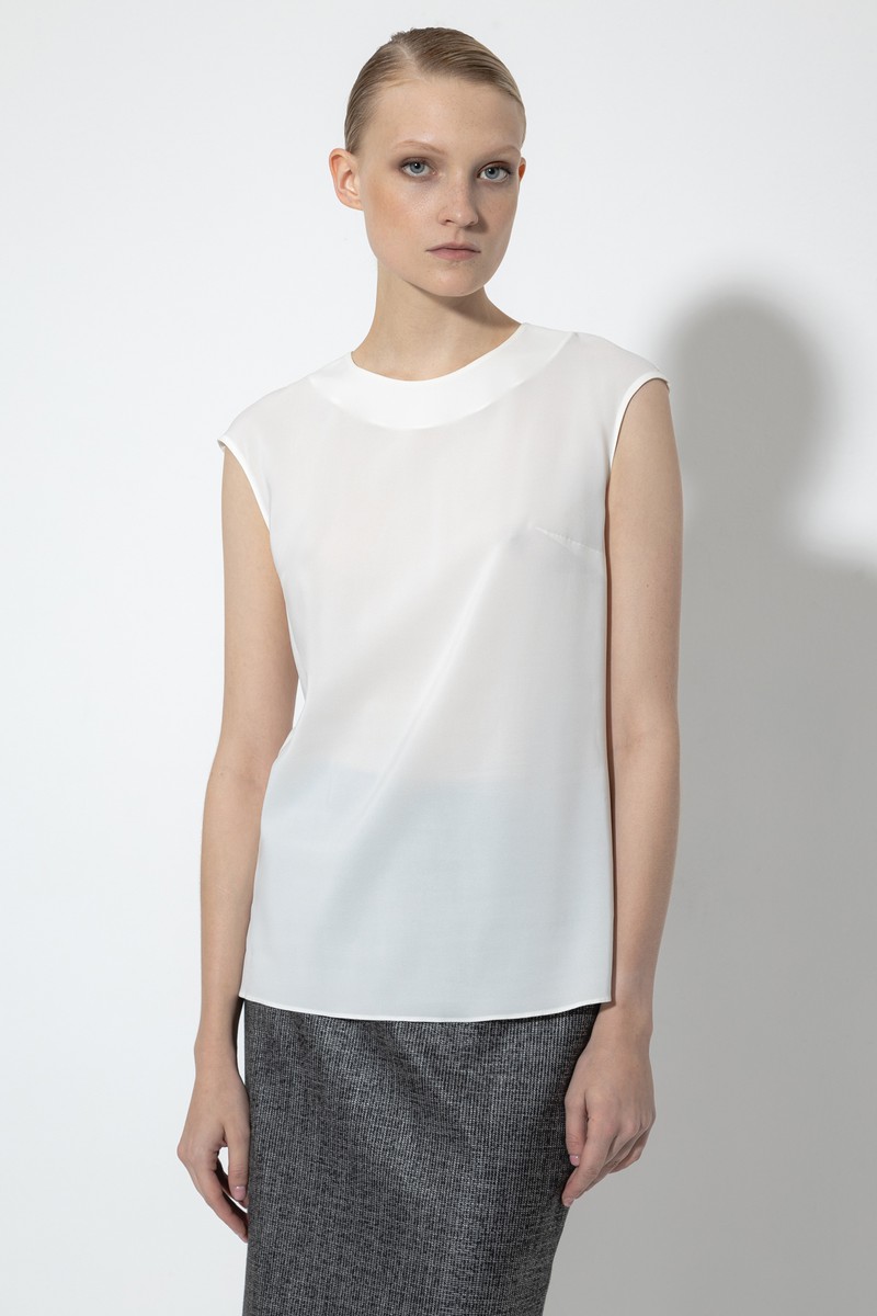 Blouse VASSA&Co, пол female, цвет white