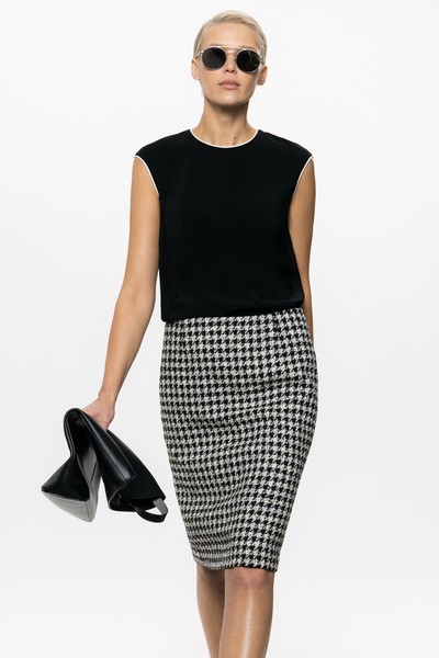 Юбка VASSA&Co, пол женский, цвет черный