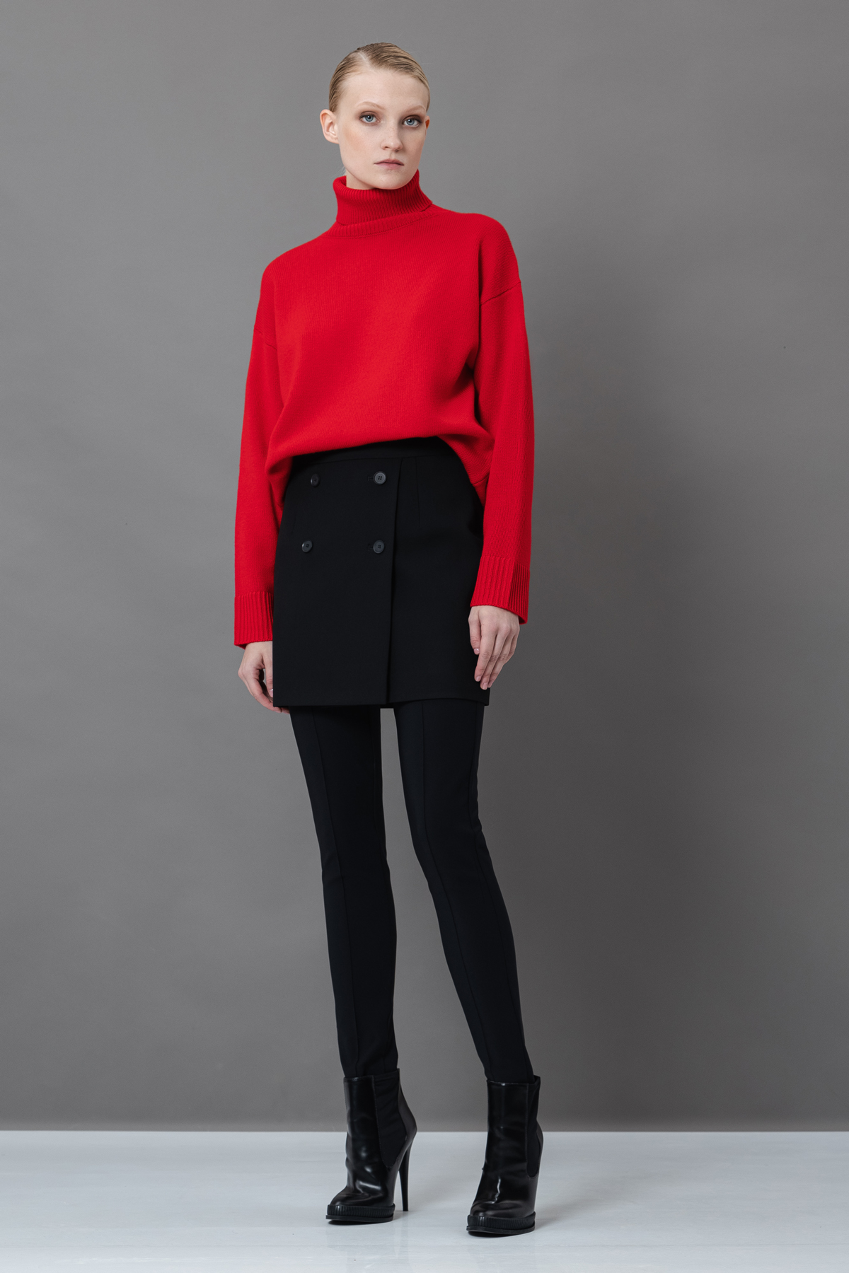 Короткая юбка Женский ЮБКА VASSA&Co Черный