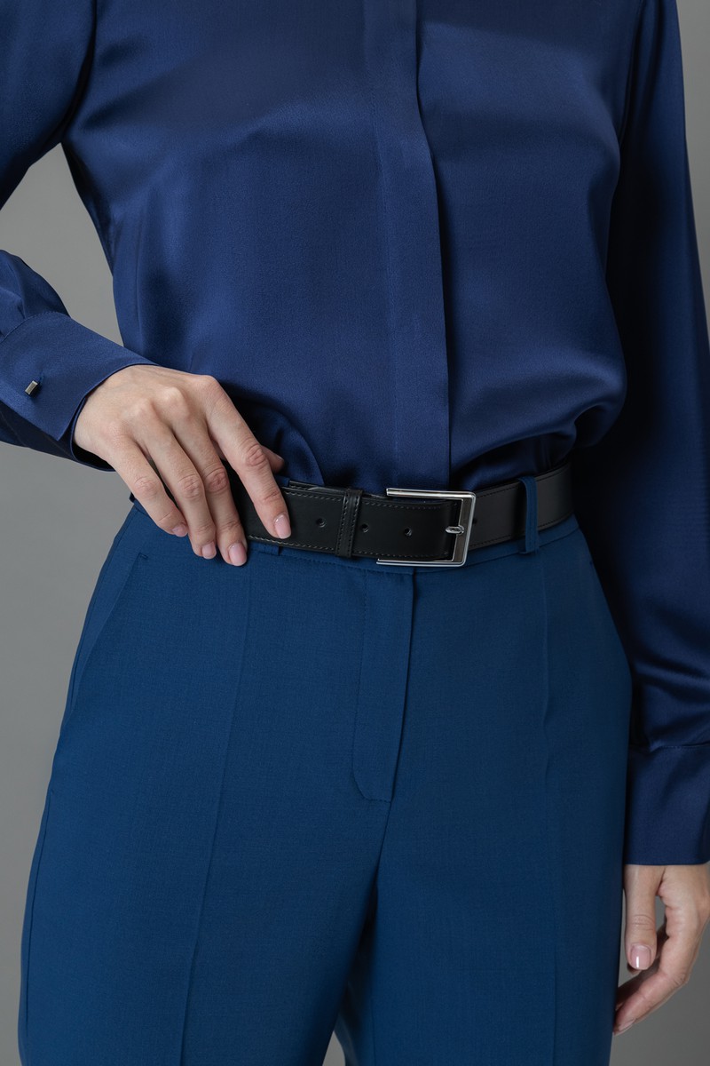 Belt female РЕМЕНЬ ЖЕНСКИЙ VASSA&Co Black