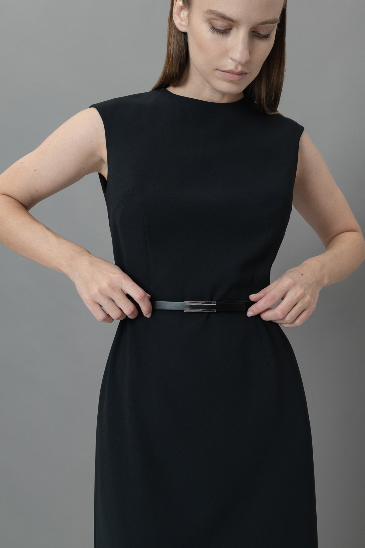 Belt female РЕМЕНЬ ЖЕНСКИЙ VASSA&Co Black