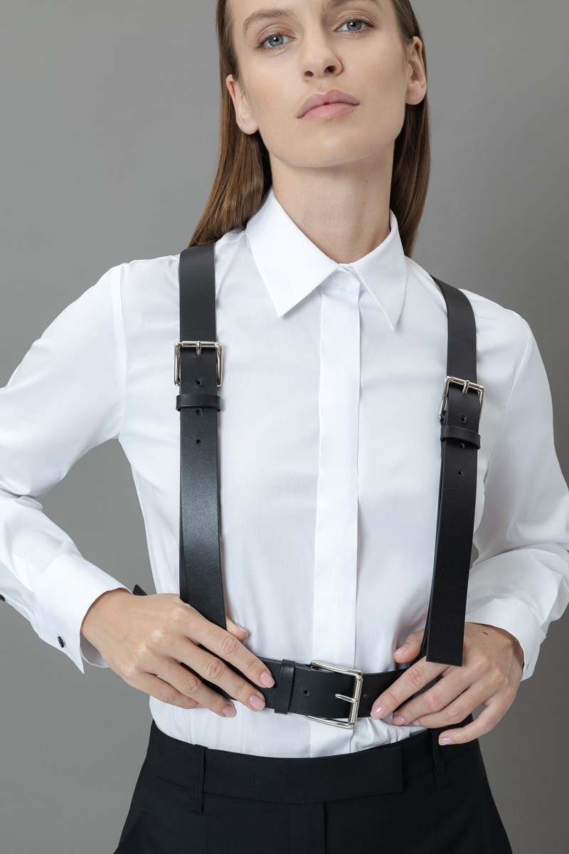 Портупея VASSA&Co, пол женский, цвет черный