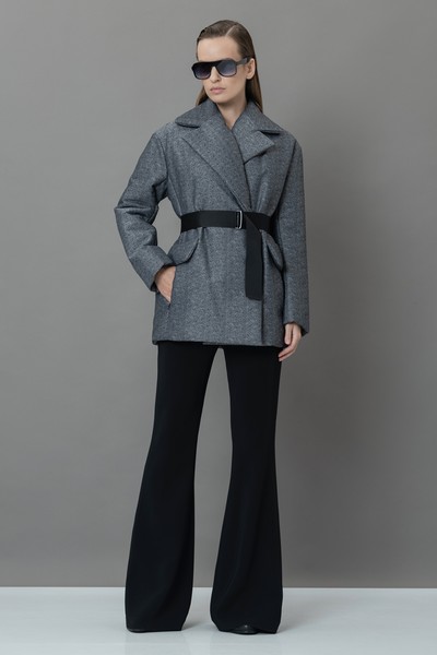 Куртка в сером цвете VASSA&Co, пол женский, цвет серый