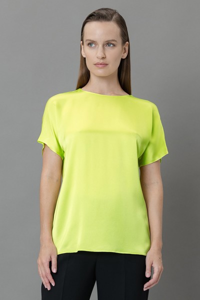 Блузка VASSA&Co, пол женский, цвет желтый