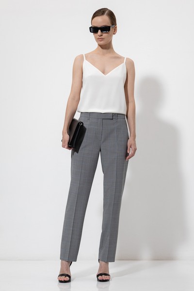 Брюки VASSA&Co, пол женский, цвет серый