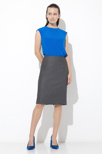 Юбка VASSA&Co, пол женский, цвет серый