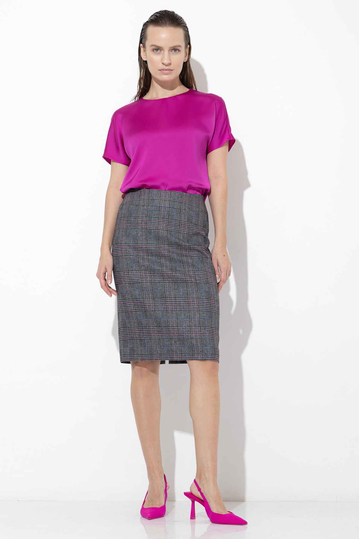 Blouse female БЛУЗКА VASSA&Co Violet