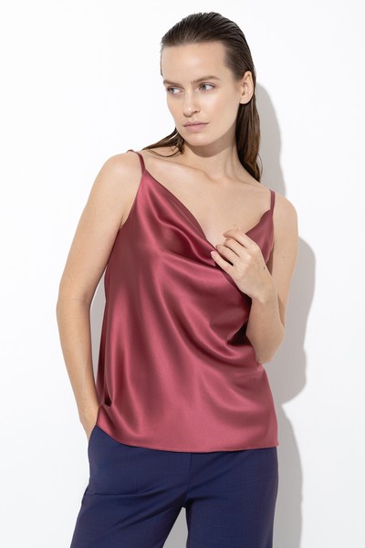 Топ в бельевом стиле VASSA&Co, пол женский, цвет розовый