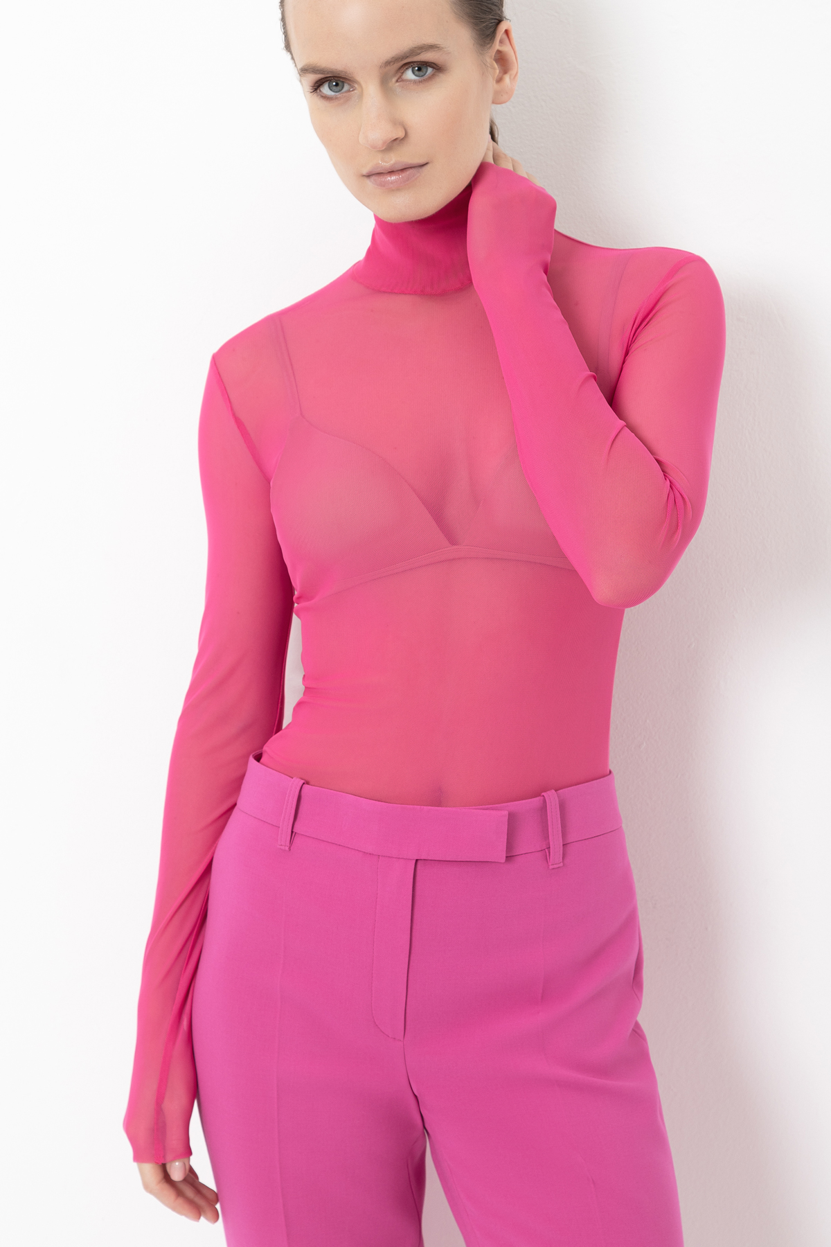 Blouse female БЛУЗКА VASSA&Co Pink