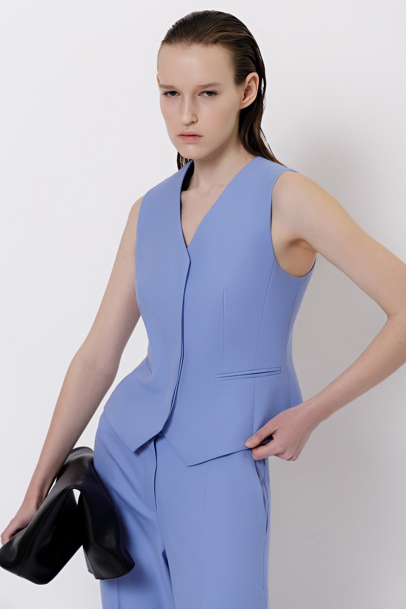 Vest female ЖИЛЕТ VASSA&Co Violet