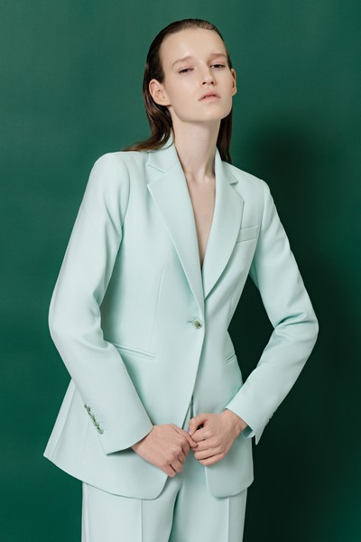 Jacket VASSA&Co, пол female, цвет голубой