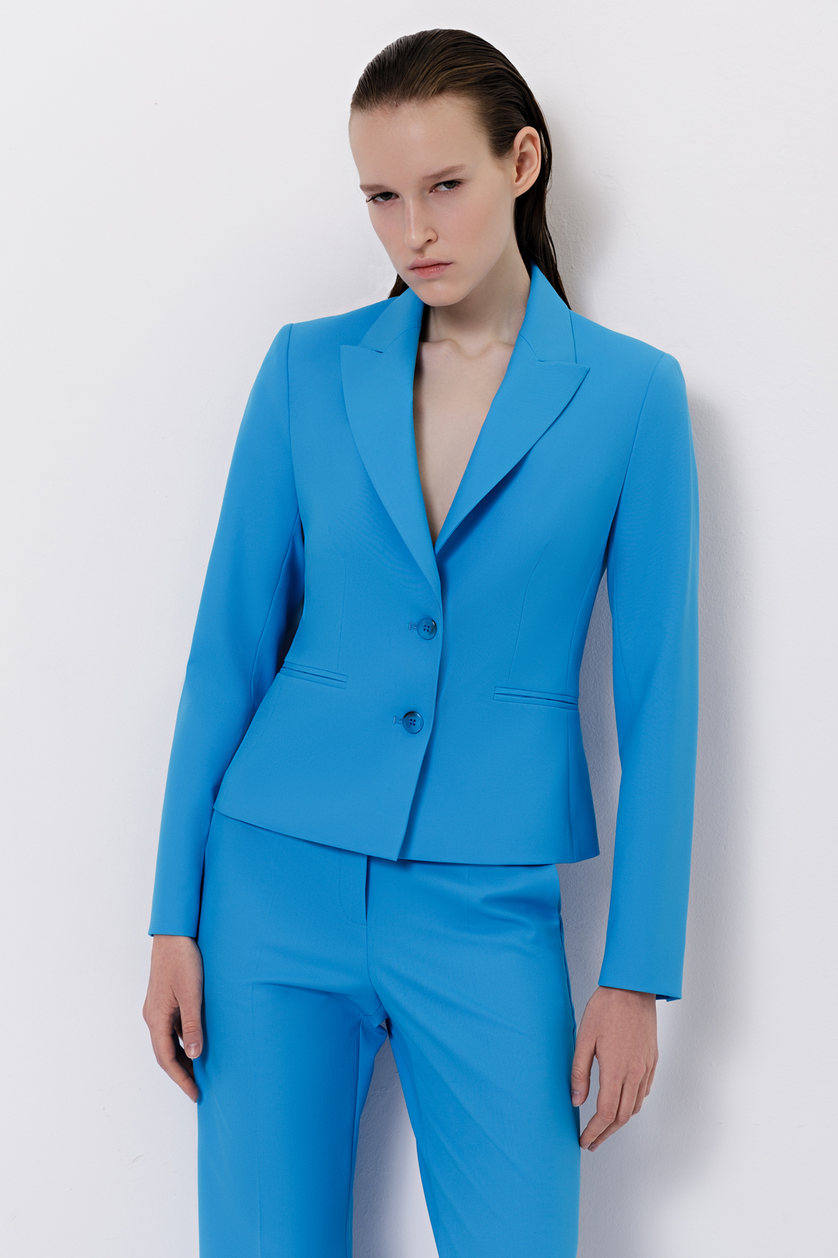 Jacket female ЖАКЕТ VASSA&Co Голубой