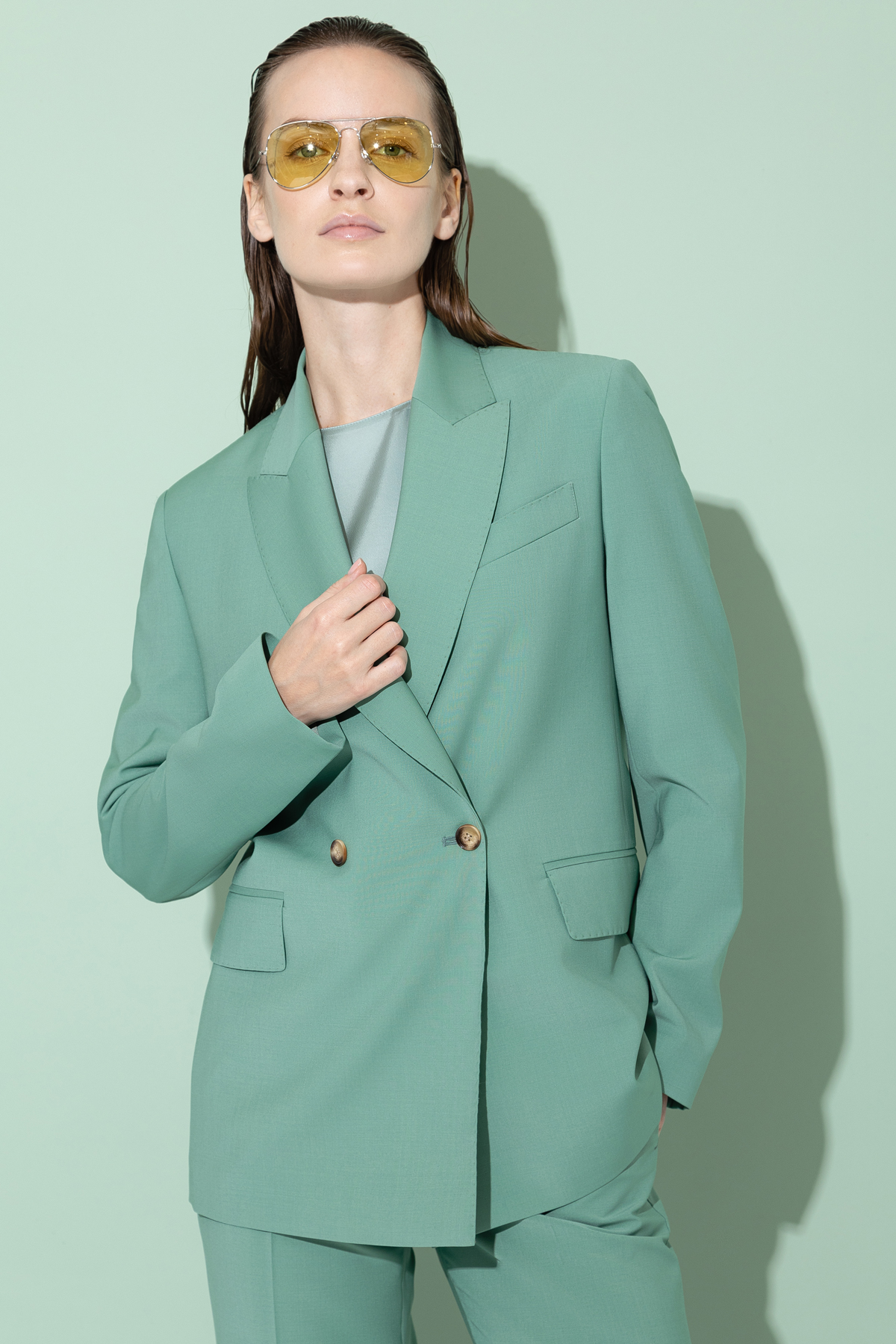 Jacket female ЖАКЕТ VASSA&Co Зеленый