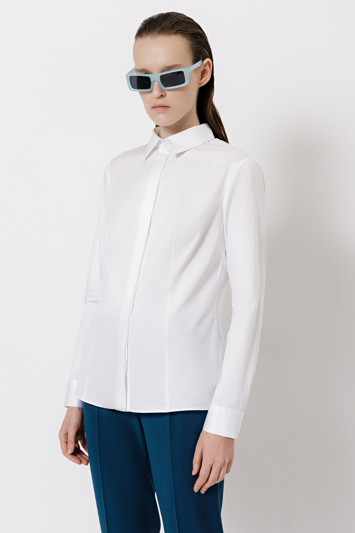 Blouse female БЛУЗКА VASSA&Co White