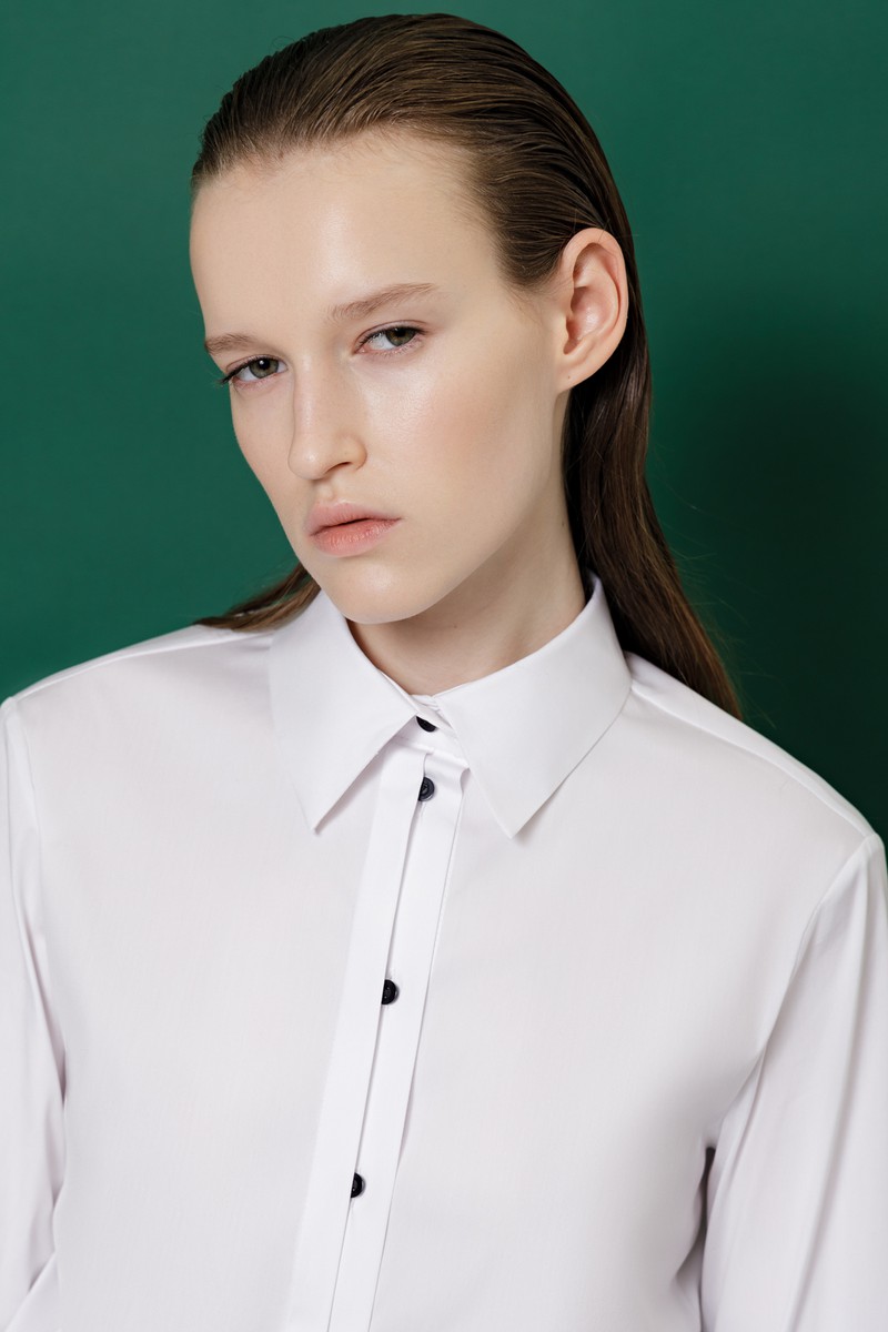 Blouse VASSA&Co, пол female, цвет white