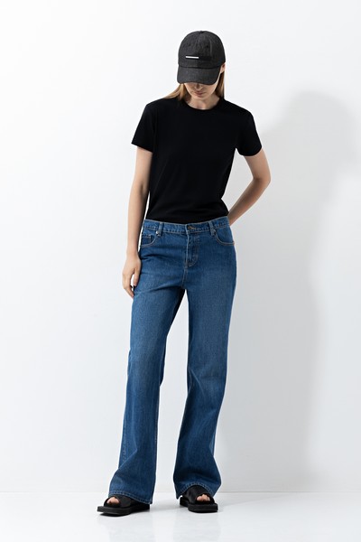 Джинсы Rio Mid Rise VASSA CODE, пол женский, цвет синий