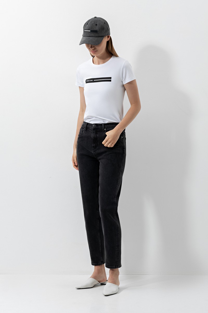 Jeans female БРЮКИ ЖЕНСКИЕ VASSA CODE, VASSA&Co Серый