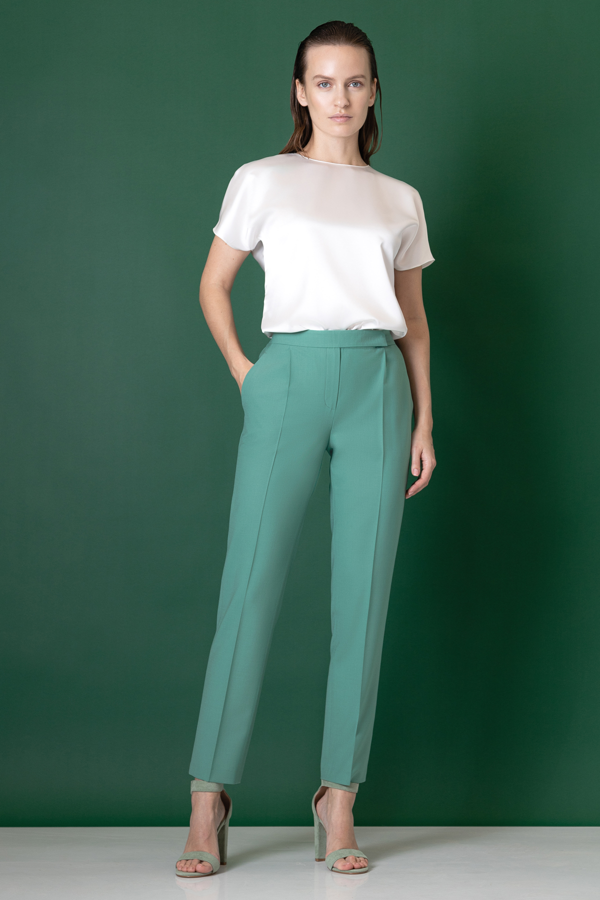 Blouse female БЛУЗКА VASSA&Co White