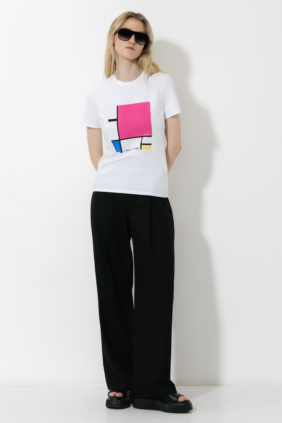 T-shirt female ФУТБОЛКА ЖЕНСКАЯ VASSA&Co White