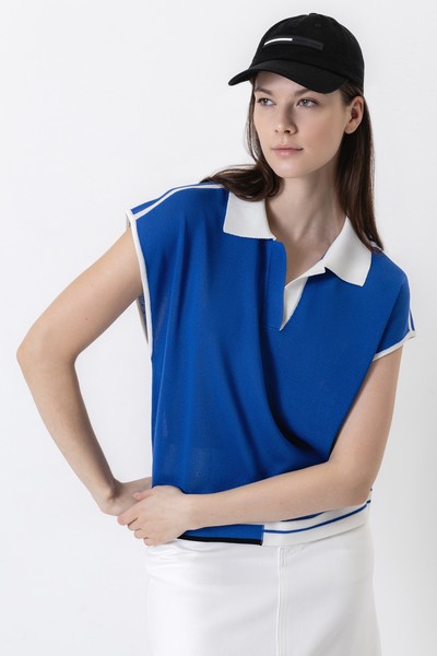 Джемпер , пол женский, цвет синий