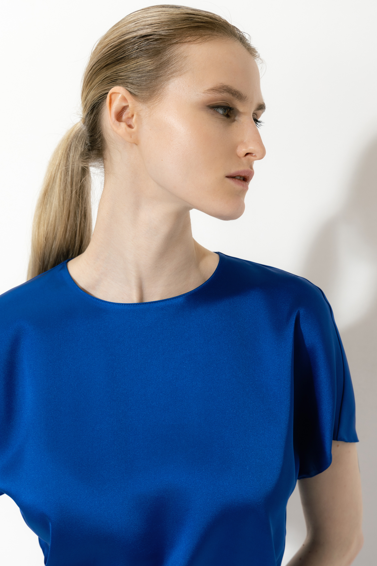 Blouse female БЛУЗКА VASSA&Co Синий