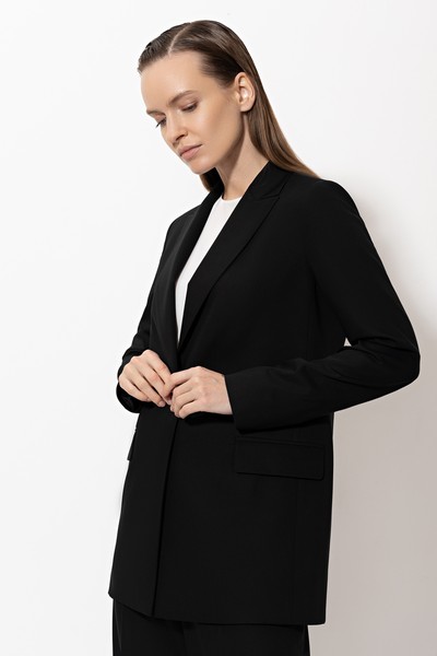 Жакет VASSA&Co, пол женский, цвет черный