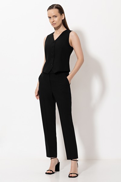 Брюки VASSA&Co, пол женский, цвет черный