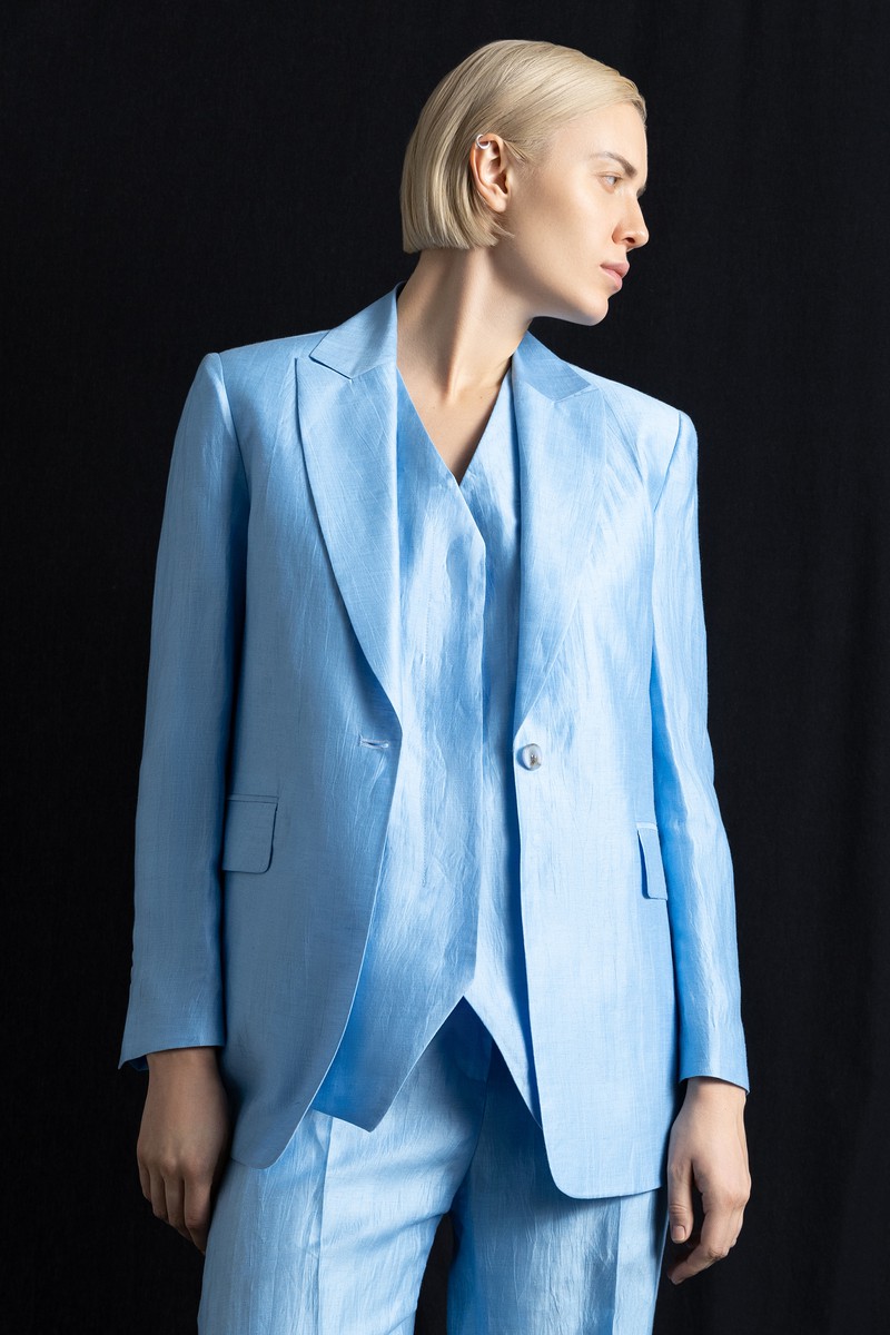 Jacket female ЖАКЕТ VASSA&Co Синий