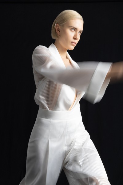 Жакет VASSA&Co, пол женский, цвет белый