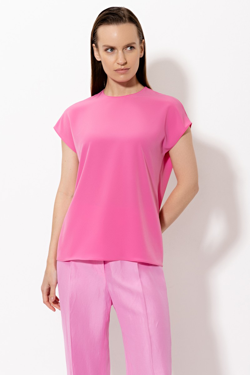 Blouse female БЛУЗКА VASSA&Co Pink
