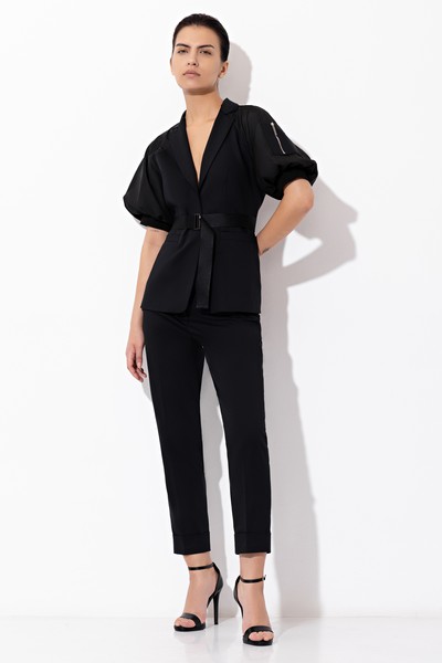 Жакет VASSA&Co, пол женский, цвет черный