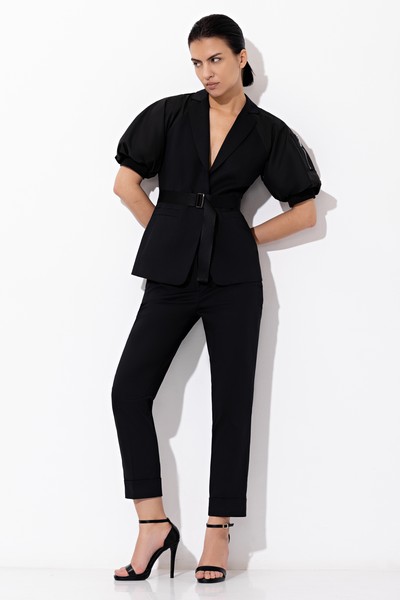 Брюки VASSA&Co, пол женский, цвет черный