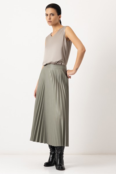 Skirt VASSA&Co, пол female, цвет зеленый