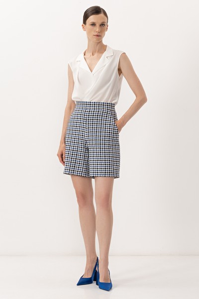 Шорты VASSA&Co, пол женский, цвет синий