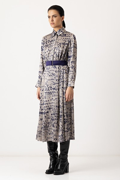 Платье , пол женский, цвет серый